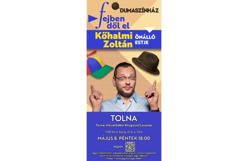 Dumaszínház Kőhalmi Zoltán önálló estje