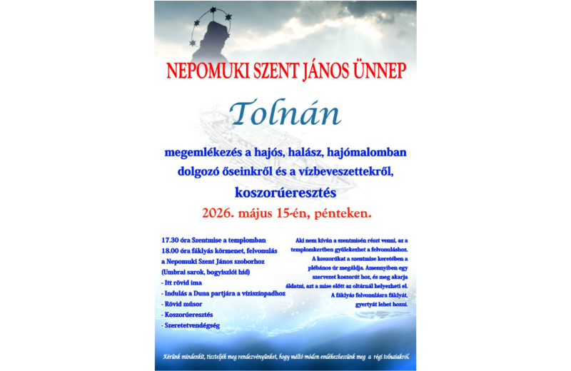 Nepomuki Szent János ünnep