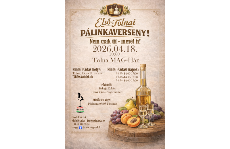 Első tolnai pálinkaverseny