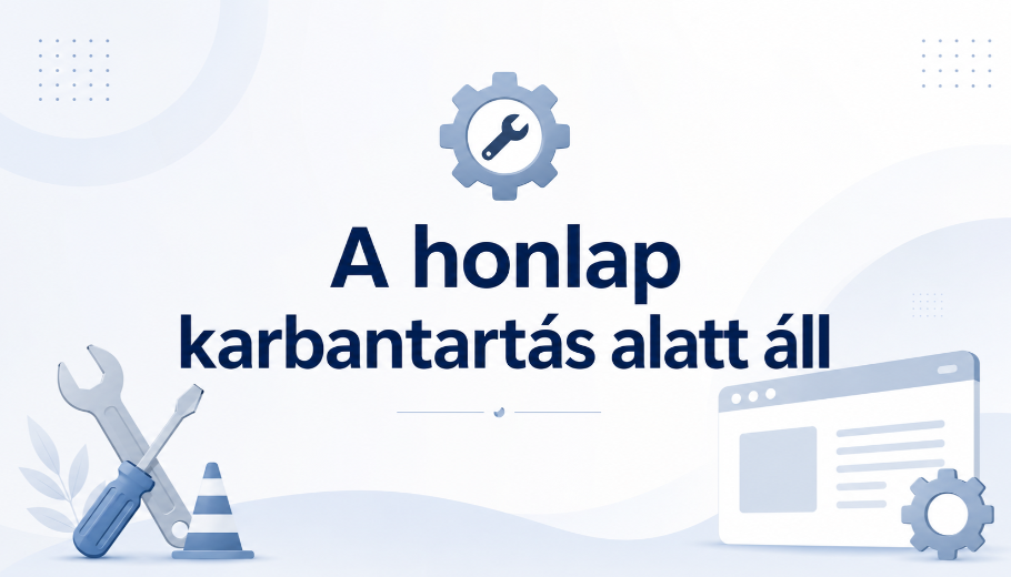 A honlap karbantartás alatt áll