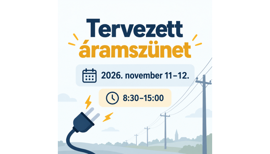  TERVEZETT ÁRAMSZÜNETEK TOLNÁN – NOVEMBER 11–12.